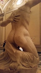 Sculpture at the Uffizi gallery